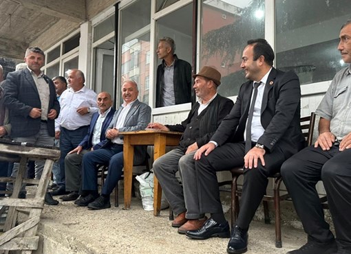 MİLLETVEKİLİ TEMÜR ÜÇTEPE BLDESİ SINIR VE YEŞİLPINAR KÖYLERİNİ ZİYARET ETTİ