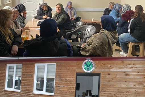 YAĞLIDEREDE KADIN DİNLENME EVLERİNE İLGİ GÖSTERİLİYOR