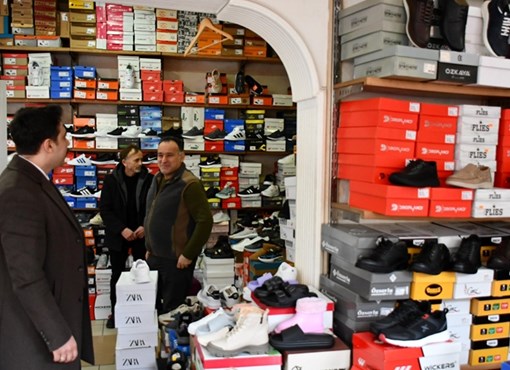 ESNAF ZİYARETLERİNİ SÜRDÜRÜYOR