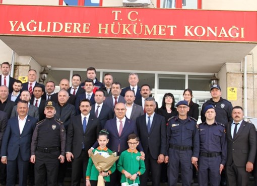 VALİ MUSTAFA KOÇ YAĞLIDERE İLÇESİNDE BİR DİZİ ZİYARET VE İNCELEMELERDE  BULUNDU