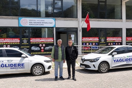 YAĞLIDERE SÜRÜCÜ KURSUNUN YENİ ORTAĞI HİDAYET BOLAT OLDU