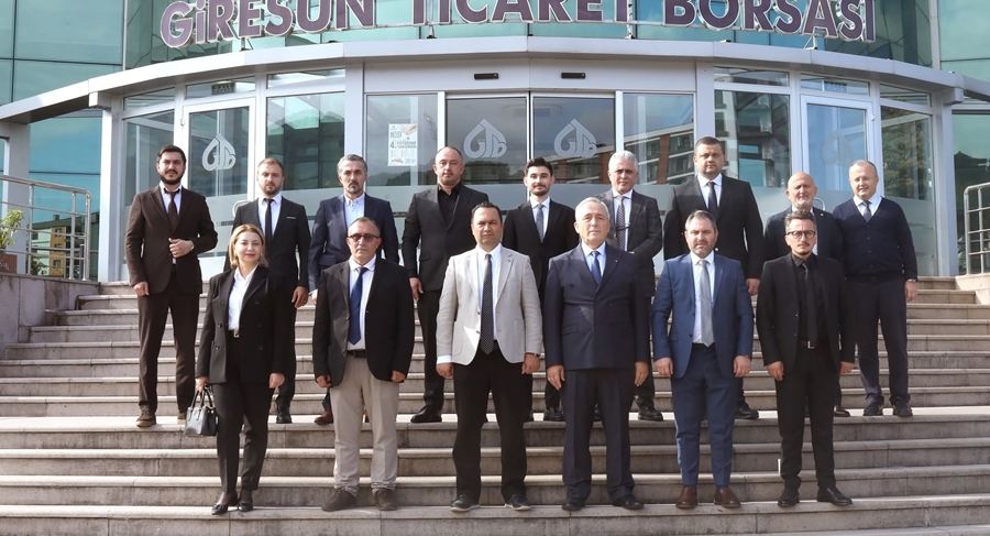 GİRESUN TİCARET BORSASINDA GÖREV BÖLÜMÜ YAPILDI