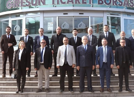 GİRESUN TİCARET BORSASINDA GÖREV BÖLÜMÜ YAPILDI